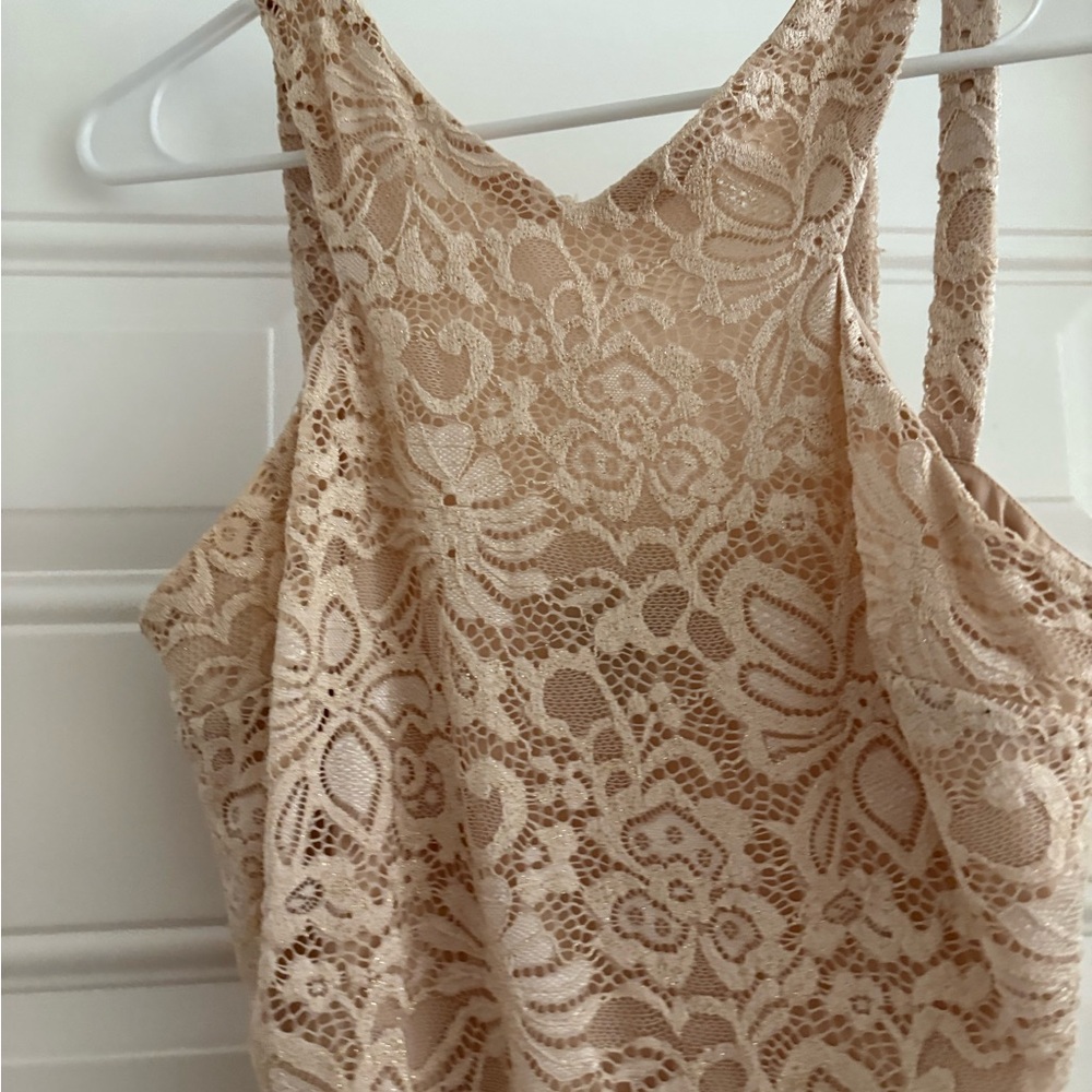 BCX Lace Dress in Cream